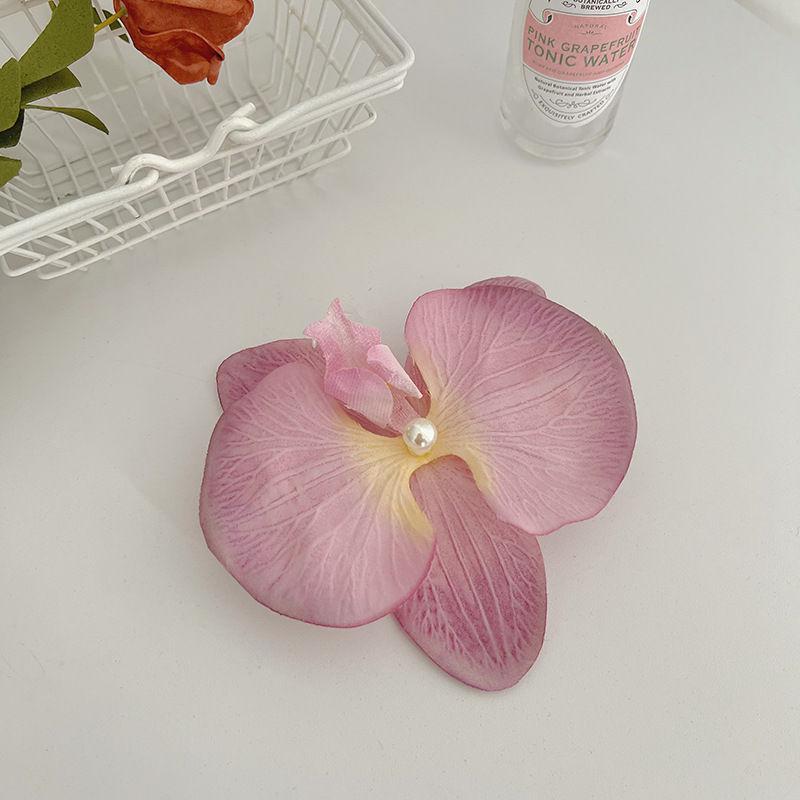 Four Seasons Jaw Clip Side Clip Phalaenopsis Sweet Hair Accessories Hair Clip Flower Blooming