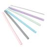 5 Pieces Drinking Straws with Cleaning Brush for Toddlers & Kids Easy To Use