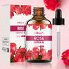 Rose Essential Oil | Suitable for Moisturizing Skin and Hair, Body Massage, Crafts, For Dry Skin