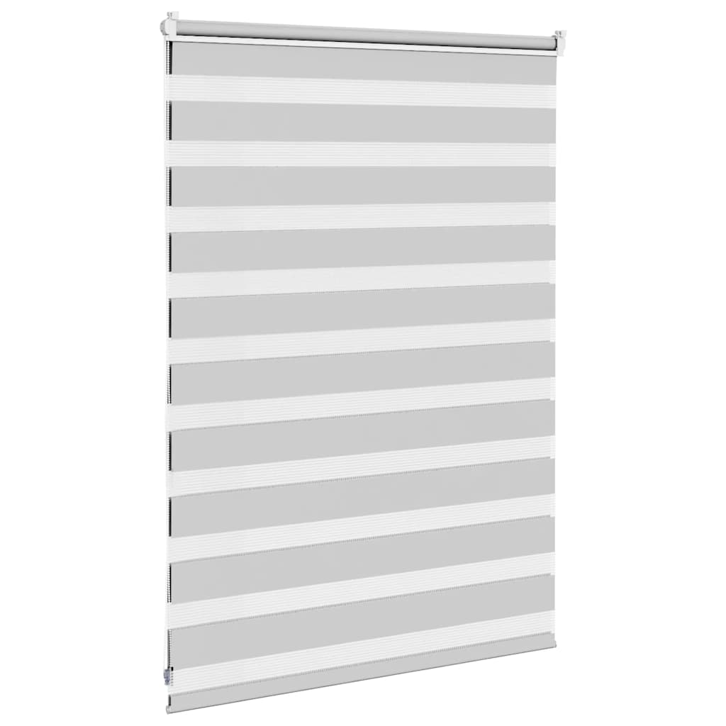 Zebra Roller Blind, Light Grey, Fabric Width 95.9 Cm, Polyester