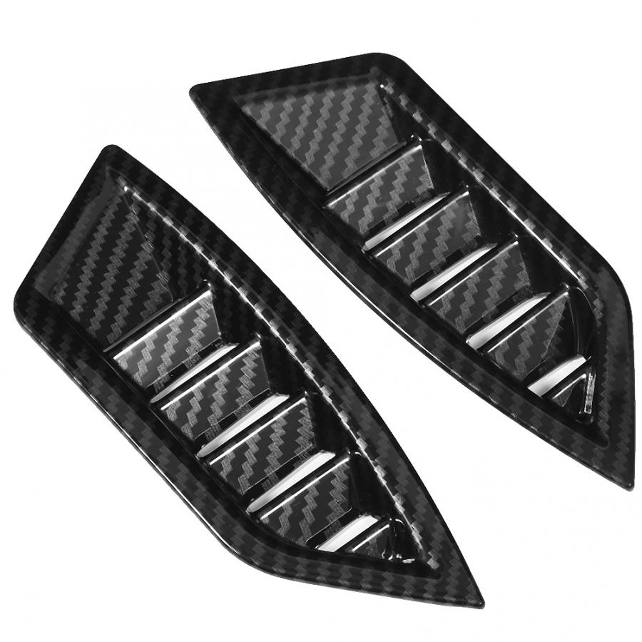 2 bucăți din fibră de carbon autocolant de decorare a capacului de evacuare a aerului de aerisire potrivit pentru Subaru Forester SK auto auto