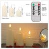 3PCS-12PCS Flameless LED Candles Flickering Light Battery Operated With Timer Remote for Christmas Wedding Decor Birthday Party