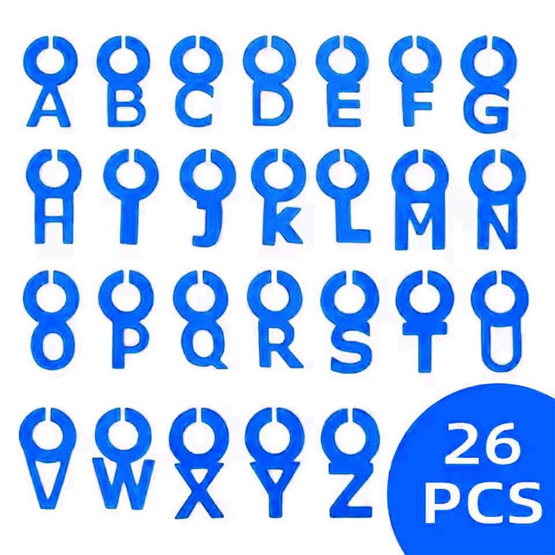

Wine Charms For Stem Glasses With 26 Pieces Silicone Letters Wine Glass Charms, Wine Glass Markers Charms For Party