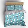 French Bulldog Pattern Print Bedding Duvet Cover Set Duvet Cover Pillowcases  (1*Duvet Cover 2*Pillowcases, Without Duvet Insert)