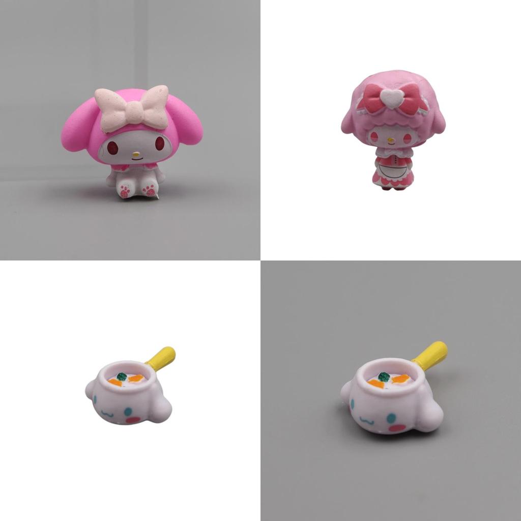 Kuromi My Melody Figurka Ručně vyráběná Panenka Malého Ďábla Zdobení na Dort