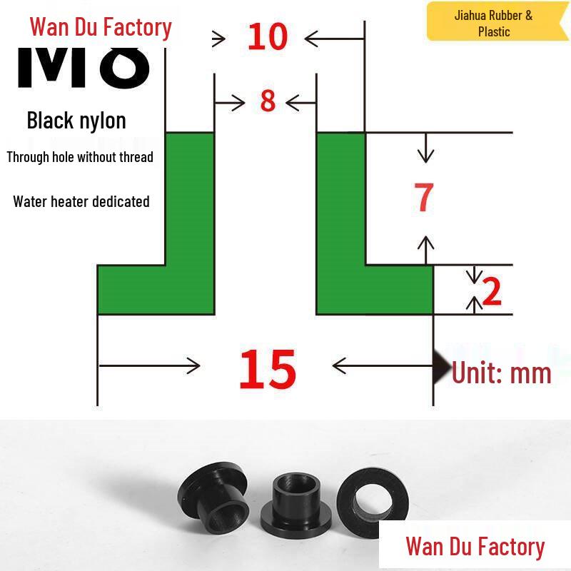 T-Shaped Nylon Insulating Bushing Spacer for M3-M35 Threads