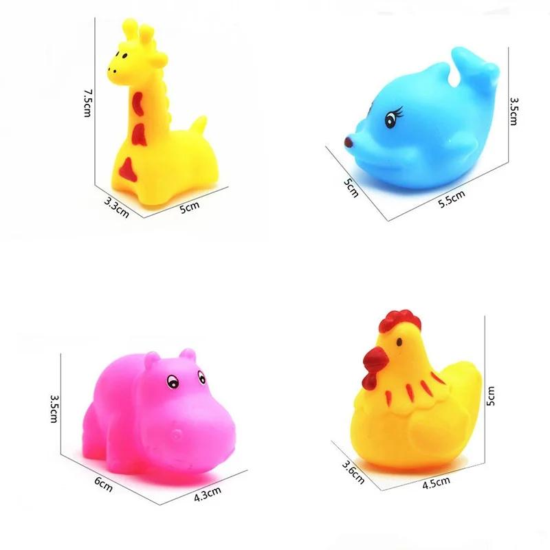 1 Pc  Play Water Puppy Dog Cat Bath Pool Tub Animals Sounding Toys Color Random