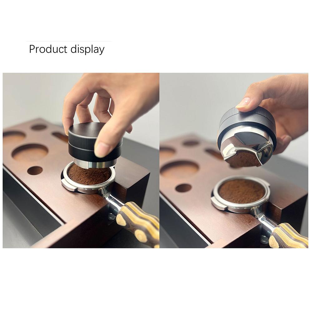53mm Gravity Coffee Powder Distribution Tool 304 Stainless Steel Automatic Height Adjusting Coffee Tamper ( BPA Free , No FDA )