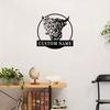 Unique Charming Highland Cow Metal Wall Decor Custom Farmstead Sign Vintage Countryside Art