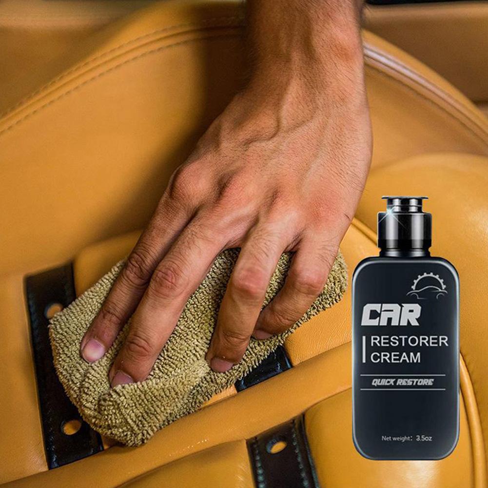 Buy 100mL Car Auto Interior Plastic Leather Restorer Cream