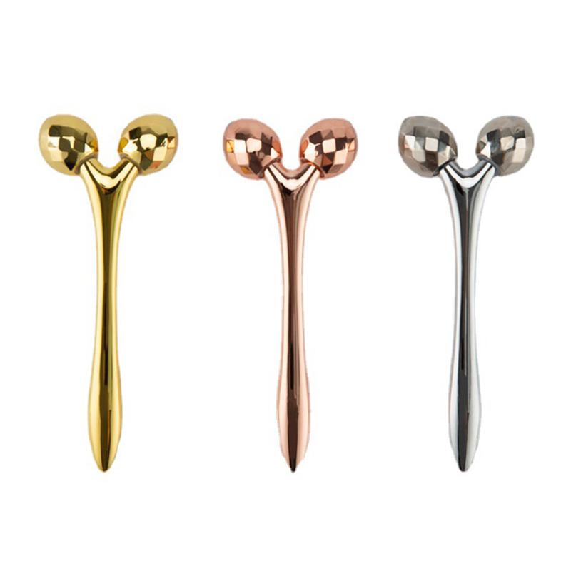 New 3D Massage Roller Stainless Steel Eye Removing Wrinkles Beauty Stick For Facial Tightening Skin Massage Tool