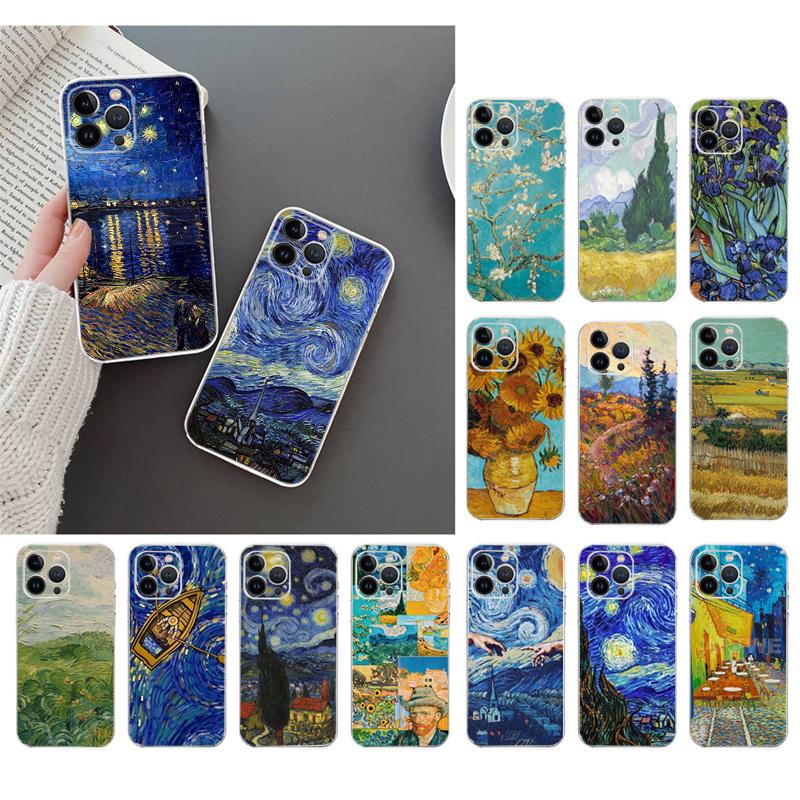 Phone Case For Iphone 17 Pro Max Air 16 15 14 13 Pro Max 15 16 Pro 15Plus Van Gogh Painting Art