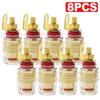 Banana Plug Connector Audio Jack Socket 4mm Binding Post For Amplifier Speaker Terminal Board Gold Plated Consumer ElectronicsGood product