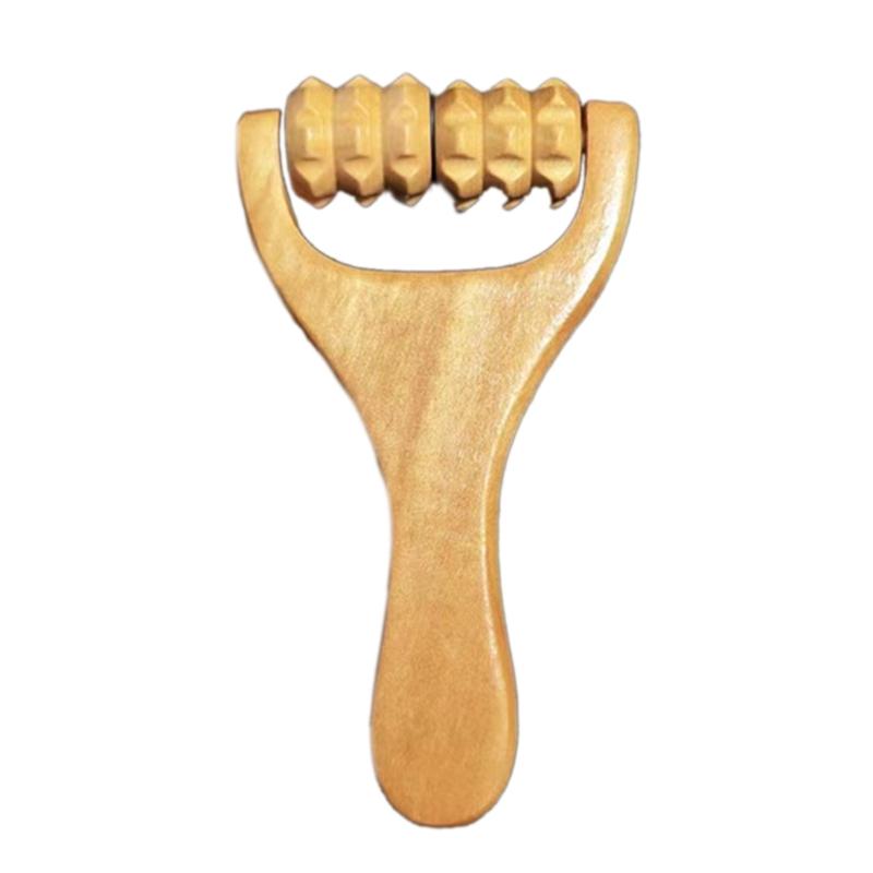 

Ergonomic Wood Massage Roller Full Body Relaxation Tool with Smooth Rolling Action Natural Wood Massagers