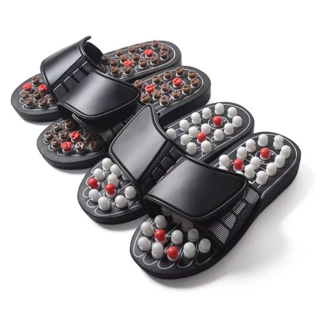 Rotating Acupressure Massage Slippers For Unisex With Eva Soles