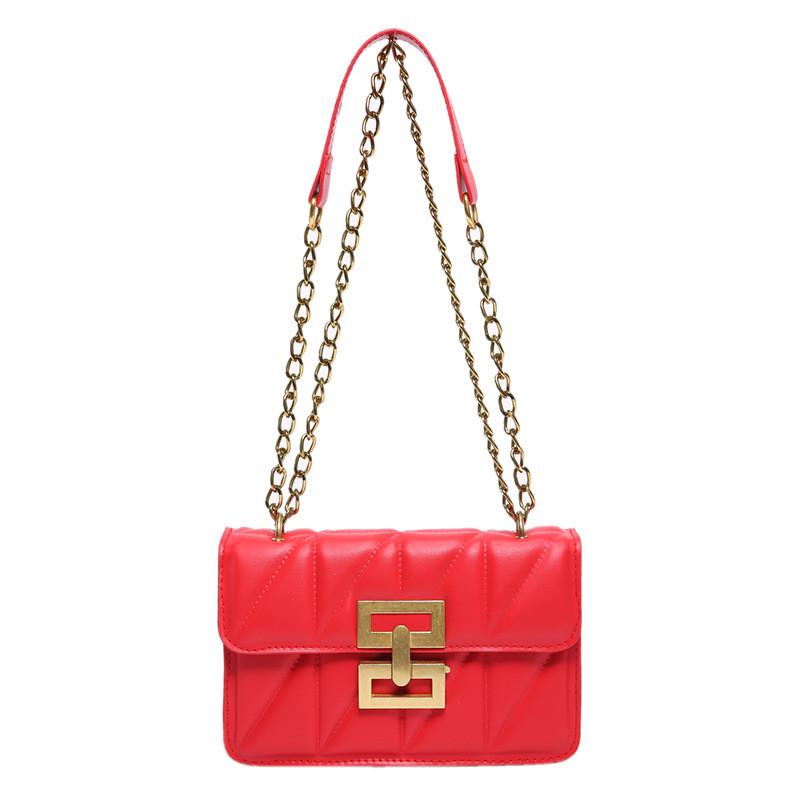 Trendy Crossbody Bag For Women 2024 Fashionable And Versatile Quilted Chain Bag