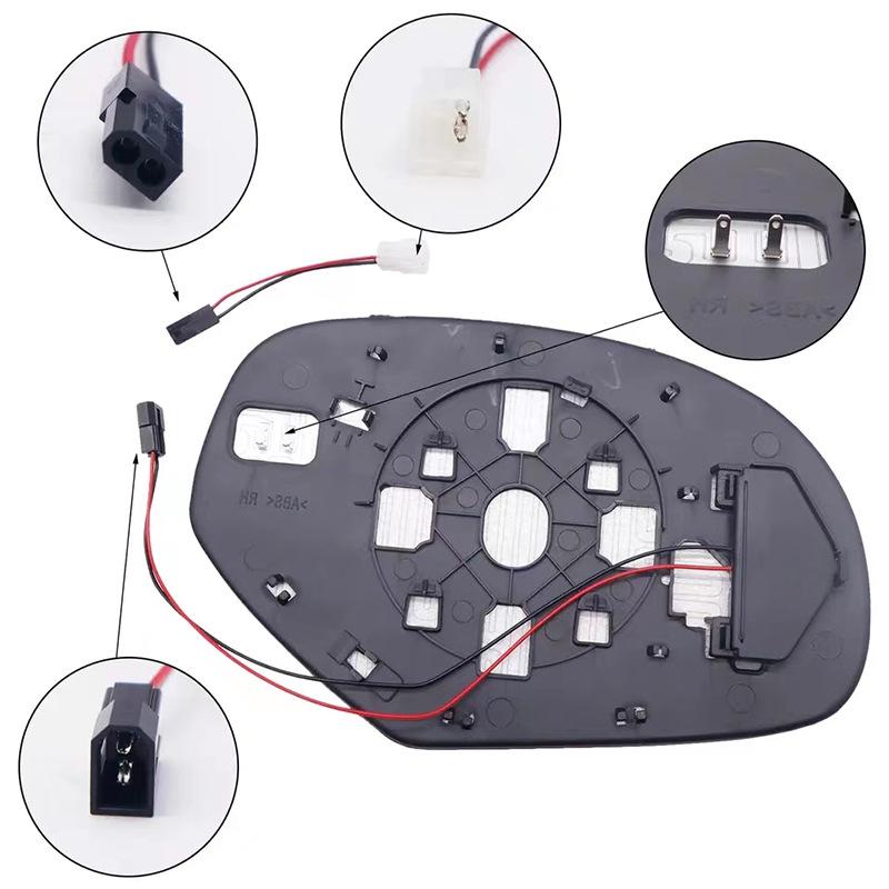 Heated Rearview Mirror Lens for Cadillac Escalade Replacement