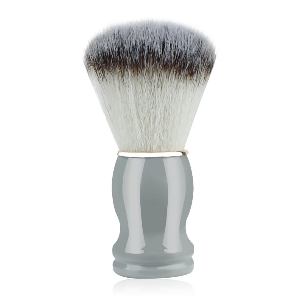 Men's Soft Hair Facial Wash Brush Old-fashioned Manual Shaving Brush Shaving Soap Cream Foam Brush, Barber Shop Beard Brush