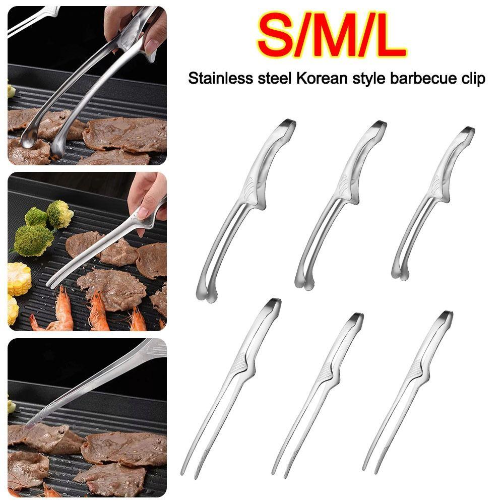 Klip na jídlo proti opaření Nepřilnavý BBQ klip Odolné grilovací kleště Vařicí nářadí pro grilování Pekařství