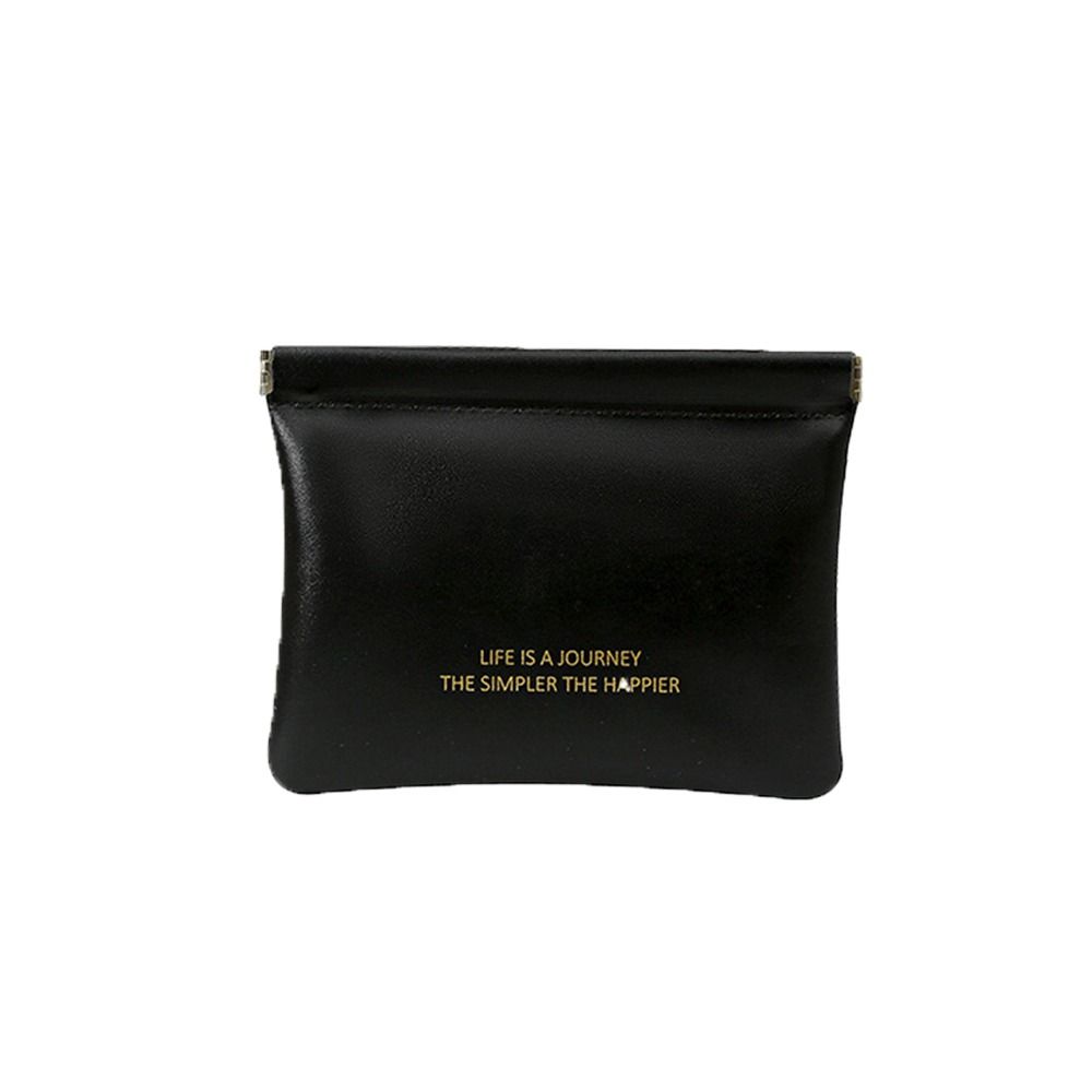 Coin Money Bags PU Coin Purse Leaf Spring Bag Lipstick Cosmetic Bag Women Change Storage Bag