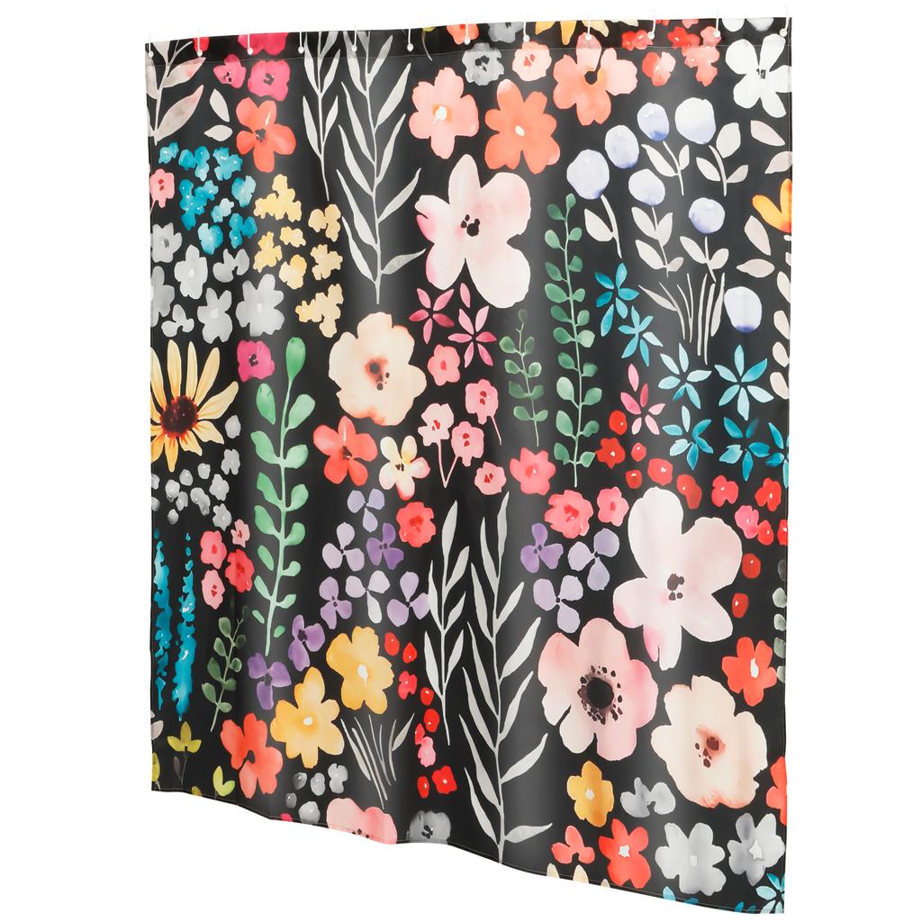 Bathroom Shower Curtains Waterproof Thickening Bath Curtain Floral Flower Shower Curtain Colorful for Bathroom Home Apartment