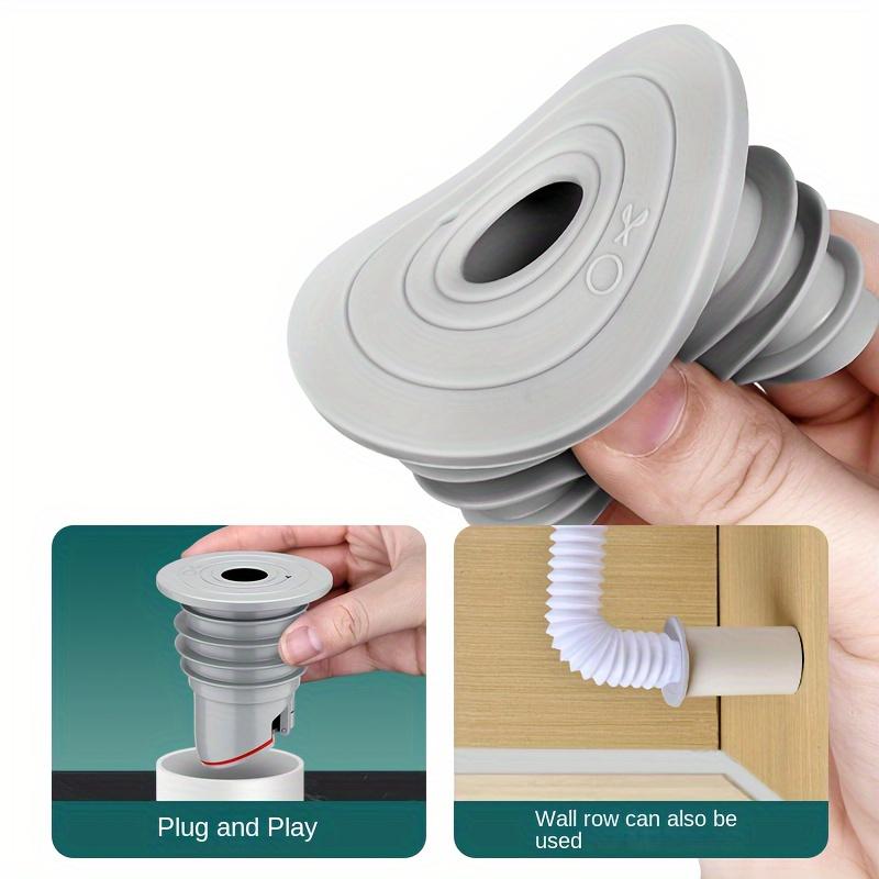 Anti Backflow and Anti Odor Drain Plug with Silicone Sealing Ring Suitable for Sewer Pipes Kitchen Sinks Washing Machine Drains