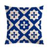 Geometric Design Cushion Cover Printed Linen Cushion Pillowcase Sofa Bedroom Children'S Room Home Decoration 45X45Cm