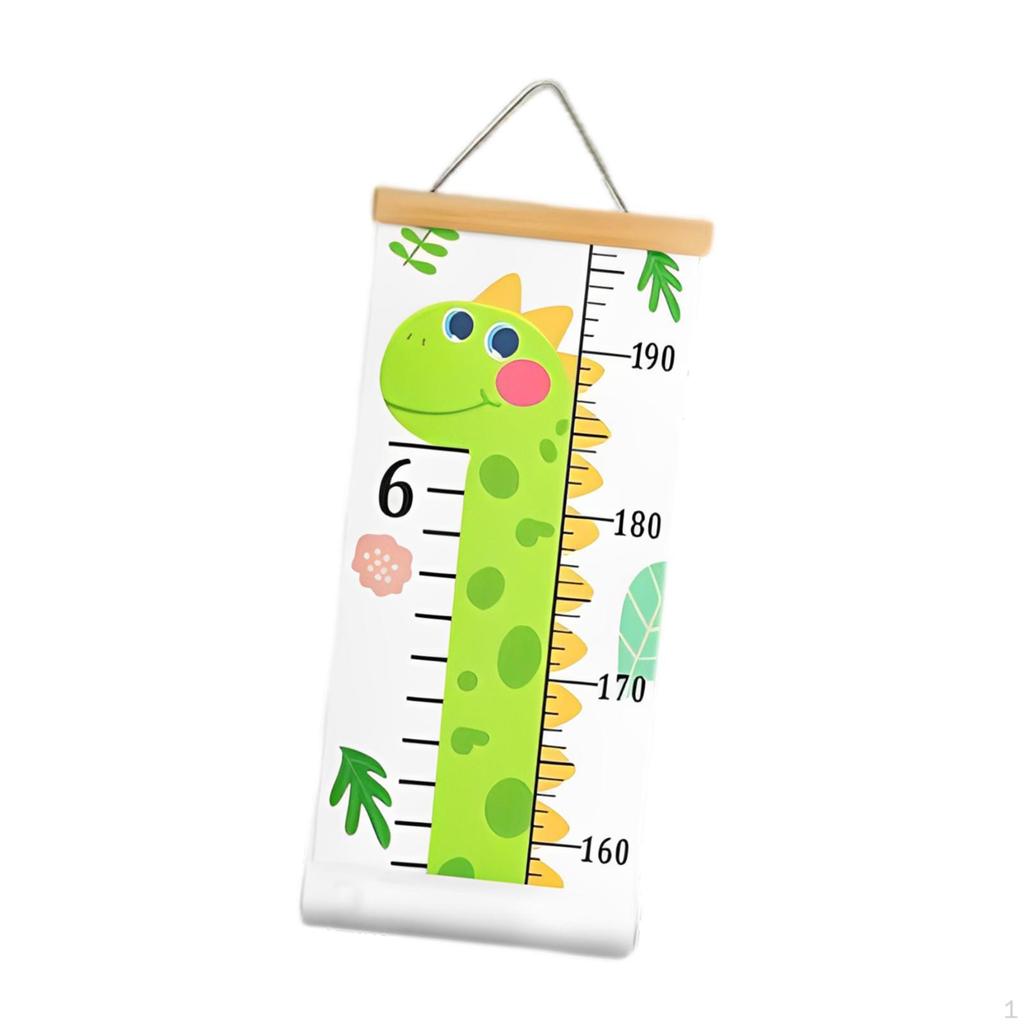 Children's Height Chart, Growth Record, Wall Hanging Ruler for Playroom Decoration
