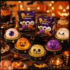 Klem Happy Ghost Dumplings Halloween-dumplings - Elastisitet og sprett for å lindre stress - Skremmende leketøy