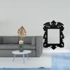 Nordic Abstract Metal Sculpture Figurine Ornament for Table Party Home with Horror Artwork Picture