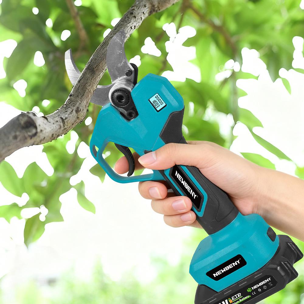 Newbeny 2 Gänge 65mm Bürstenloser Elektrischer Astschere Obstbaum Bonsai Astschere Elektrowerkzeuge Für Makita 18V Akku Stift