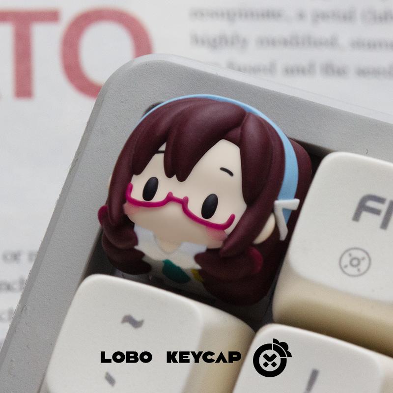 Anime New Century Evangelion 3d Custom Resin Keycap Light-Transmitting Keycap Eva-01 Universal Mechanical Keyboard Toys Gifts