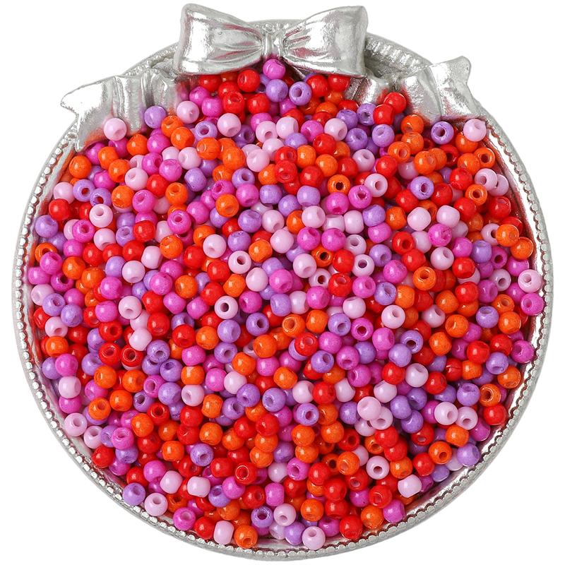 155-660Pcs High Quality Seed Beads Paint Solid Color Glass Beads for Bracelet Necklace DIY Jewelry Accessories Making