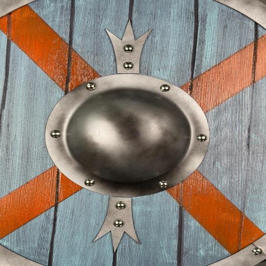 45.72 Cm Battleworn Viking Shield Wooden Viking Shield Authentic Cosplay Medieval Warrior Shield Gift