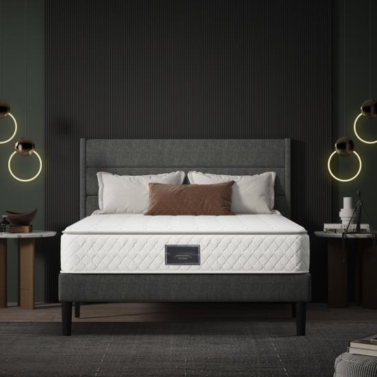 Foam Mattress Spring High Stability Friendly to Skin Better Support Sweat-wicking Bed Comfortable Relax Polyester Bedroom Queen Size Supplies