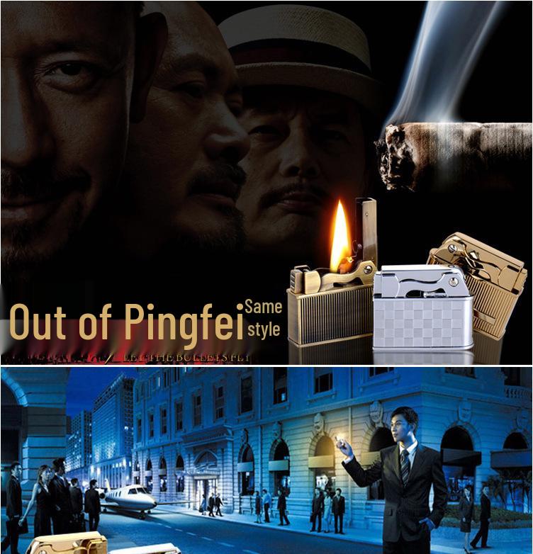 JOBON ZB612 Retro Kerosene Lighter with One-Key Ejection and Engraving