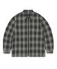 THISISNEVERTHAT Nep Check Zip Shirt Black