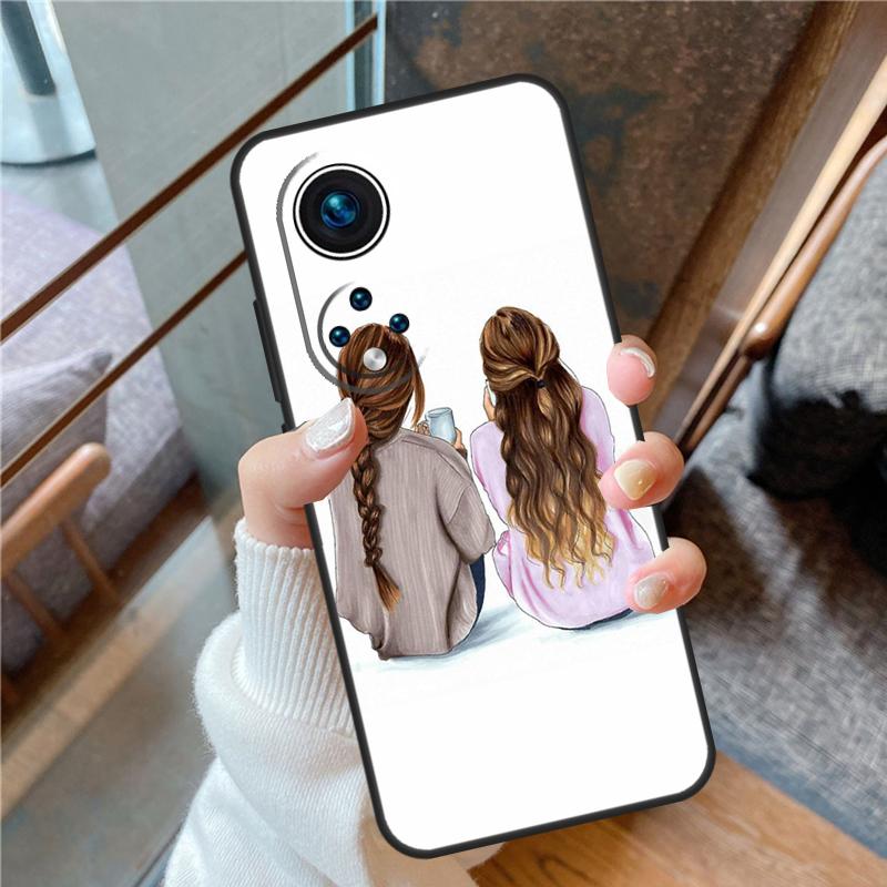 

Лучшие друзья BFF Парные Чехол-обложка Для Honor Magic 8 Pro 5 6 7 Lite Для Honor 90 70 50 400 200 X8a X8b X9a X9b X9c Honor 50 Lite
