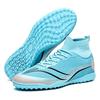 Men's High Top Elastic Sock Mouth Football Boots Rubber Soft Bottom Short Nail Youth Boys Football Shoes