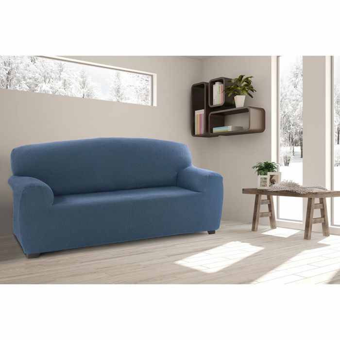 Sofakover Romeo 220 - 260 Cm 4-seater Sofa Cover - Celeste