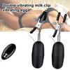 1Set Brustklemme, geruchsfrei, seidig, Metall, Nippel-Schraubclip, Vibrator-Ei für Frauen