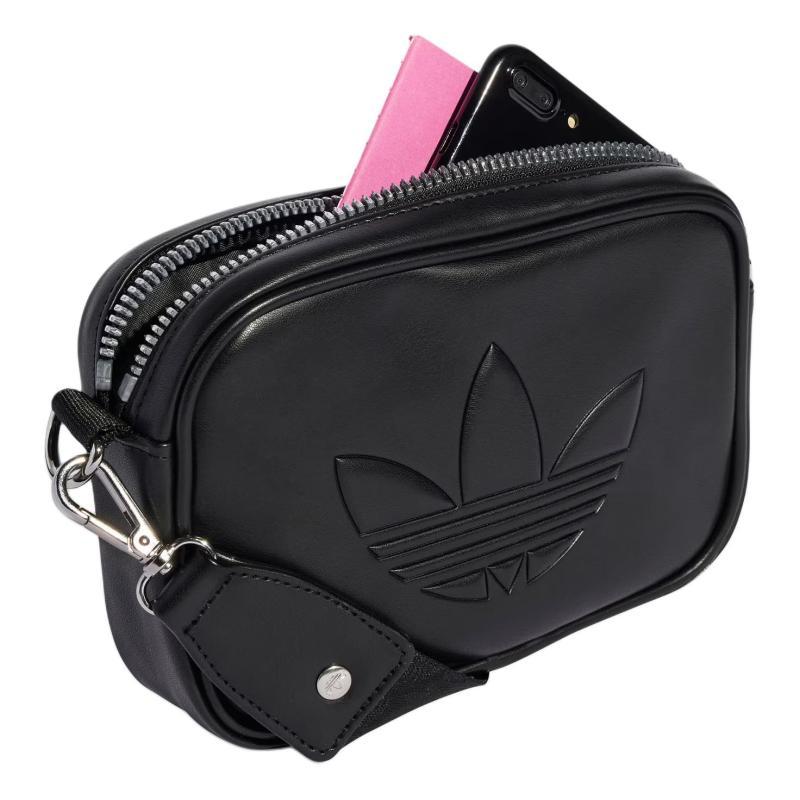 Adidas Originale Polyurethan Quadratische Tasche Schultertasche Unisex Schwarz Adidas KB2623