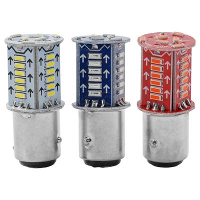 BA15D 1157 Luz Estroboscópica de Freio 3014 LED Luz de Stop Sinal de Viragem Luzes Piscantes de Ré Estacionamento Lâmpada LED Para Carro Motocicleta