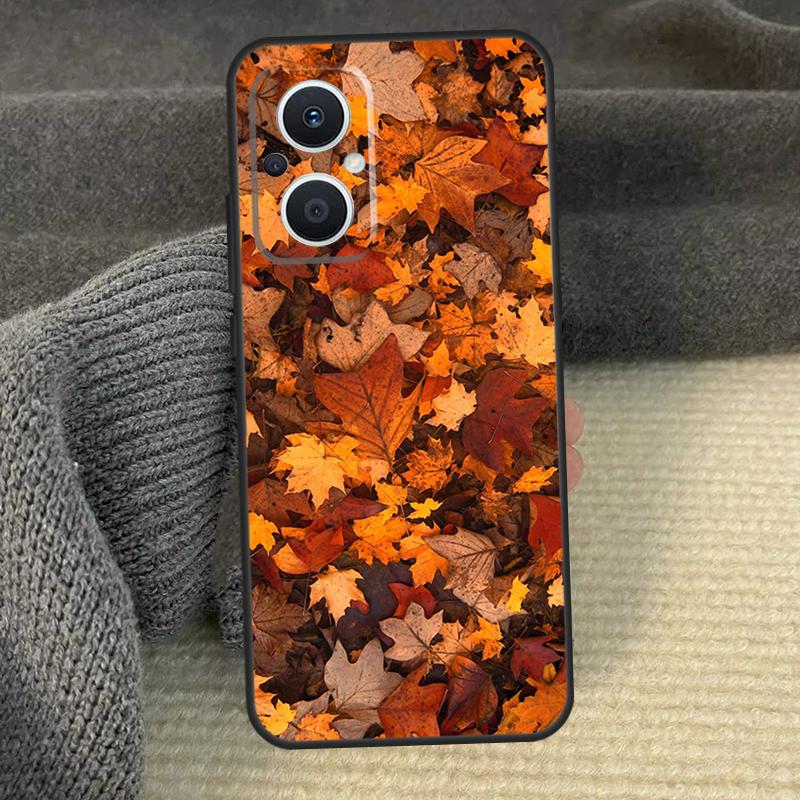 Autumn Leaves Phone Case For OPPO Reno 13 12 F 11 11F 8T 7 8 10 Pro OPPO Find X6 X8 Pro X3 X5 Lite Cover