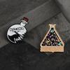 Brooch Alloy Contemporary Crafted With Creative Light Bulb And Match Cup Design For Seasons All