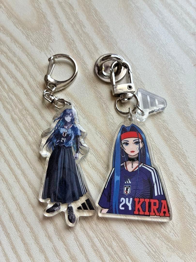 Ado adidas KIRA Full Body Acrylic Keychain Set Japan Soccer Official 2026