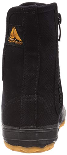 Soukaido Men's Twin Hooves Work Boots with Lightweight Tabi Socks, Black, Size 25.5 Cm, 4E