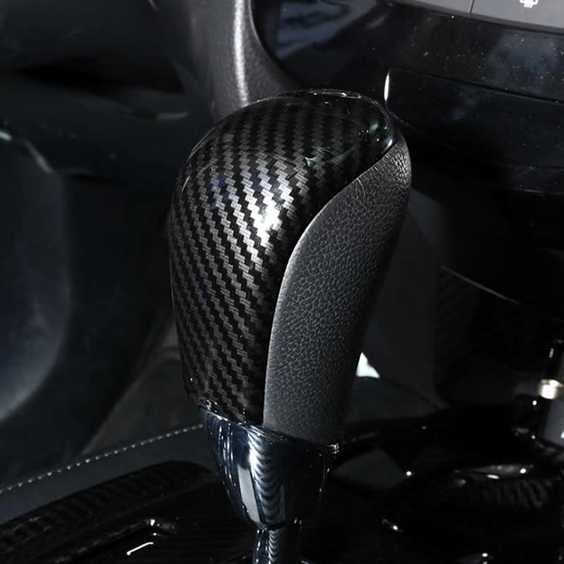 

Подходит для X-trail Xtrail Rogue T32 2014 2015 2016 2017, аксессуары, автомобильная ручка переключения передач из углеродного волокна, чехол с блестками