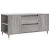 VidaXL Coffee Table Sonoma Grey 102x44.5x50 Cm Engineered Wood 830994