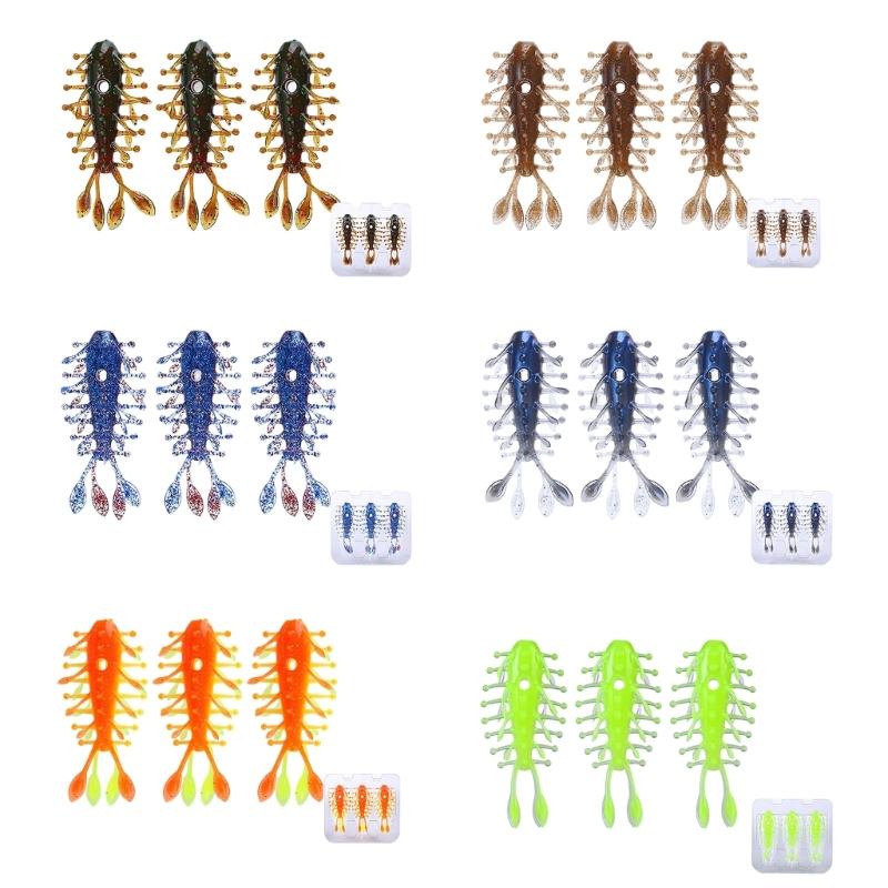 3lots Hollows Floating Sea Cucumber Fishing Lures Realistic Swimming Action Targets For Various Condition